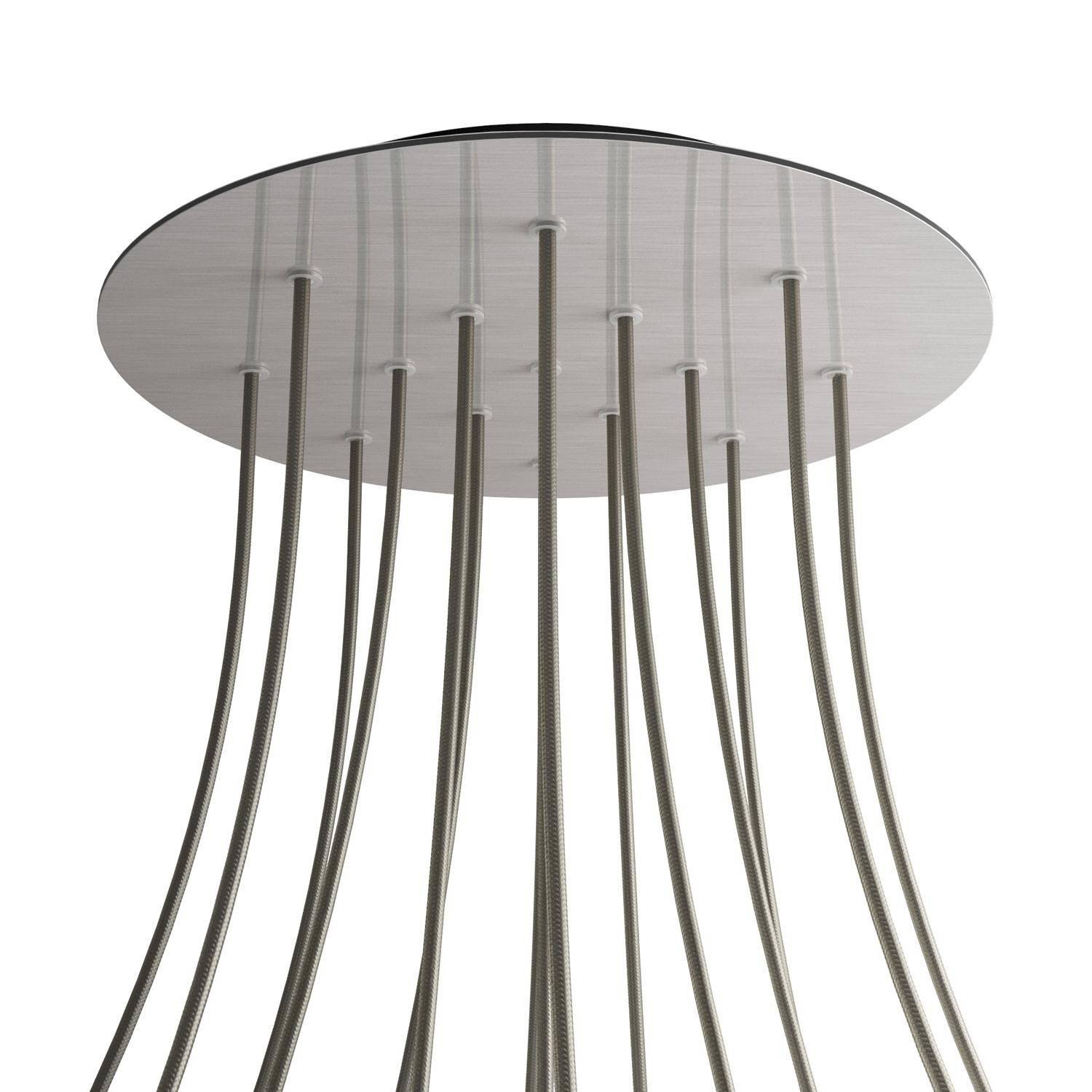 Kruhový stropní baldachýn Rose-One System - průměr 400 mm, kovový materiál