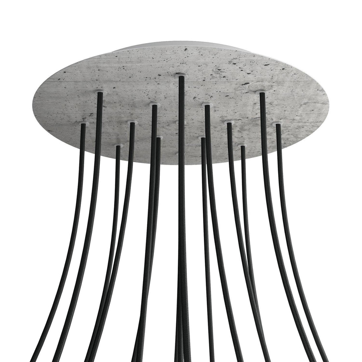 Kruhový stropní baldachýn Rose-One System - průměr 400 mm, kovový materiál