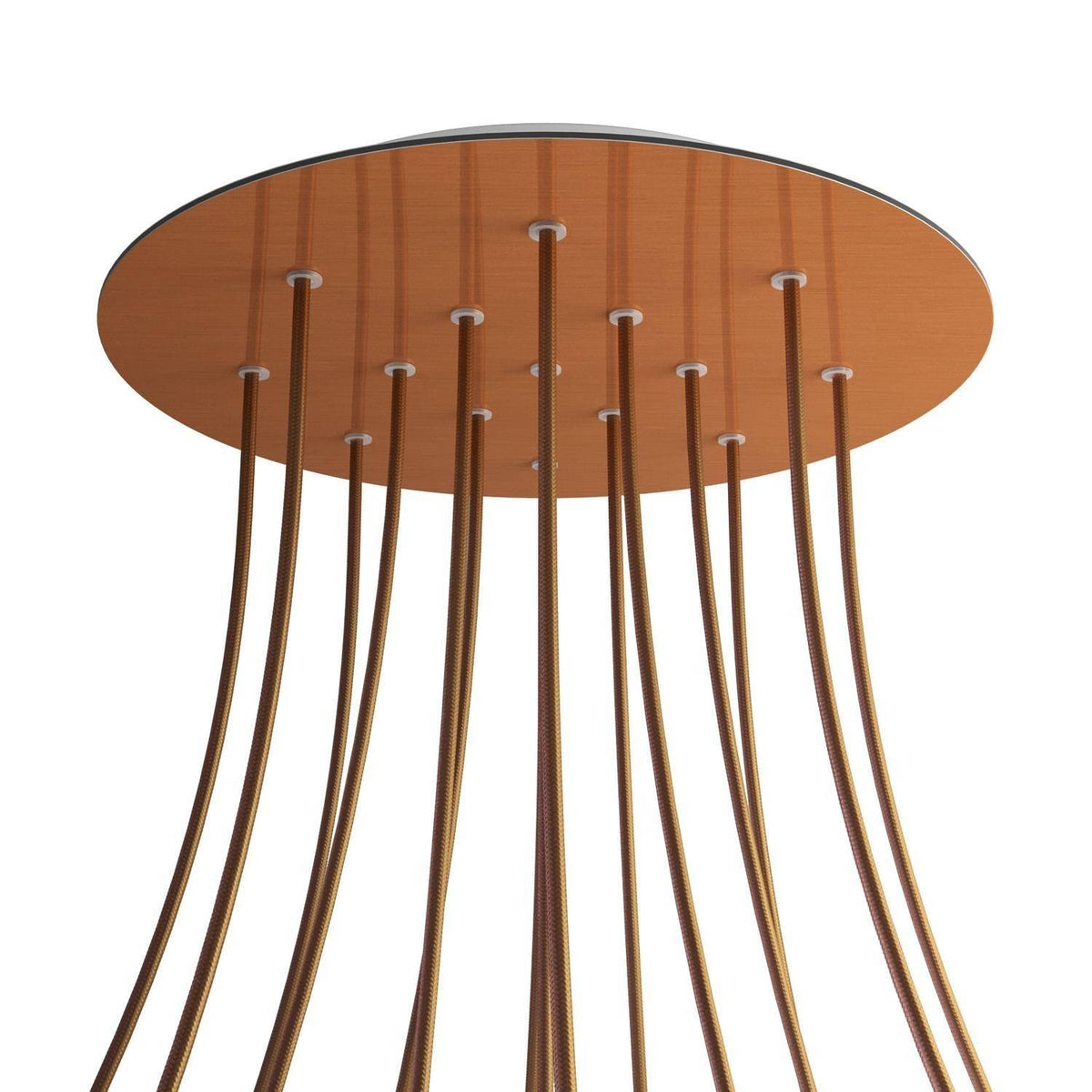 Kruhový stropní baldachýn Rose-One System - průměr 400 mm, kovový materiál