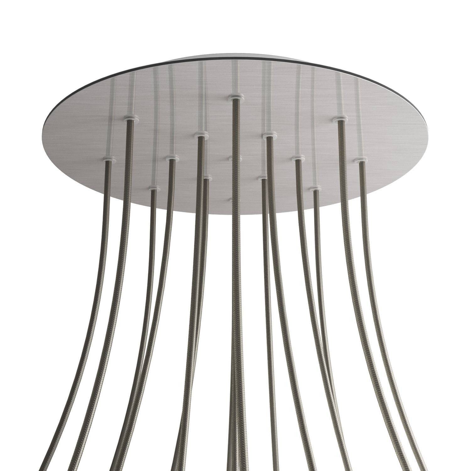 Kruhový stropní baldachýn Rose-One System - průměr 400 mm, kovový materiál