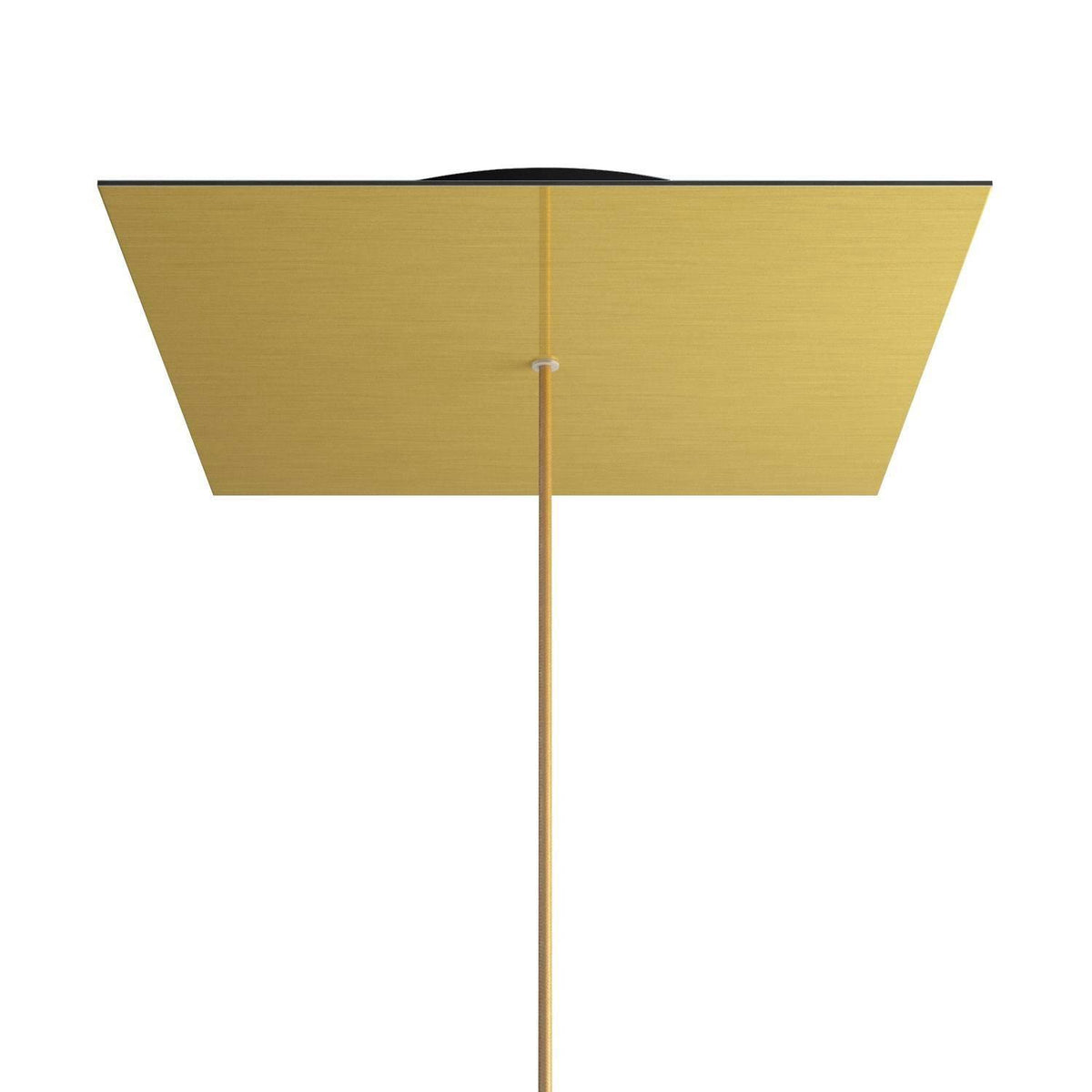 Čtvercový stropní baldachýn Rose-One System - průměr 400 mm, kovový materiál