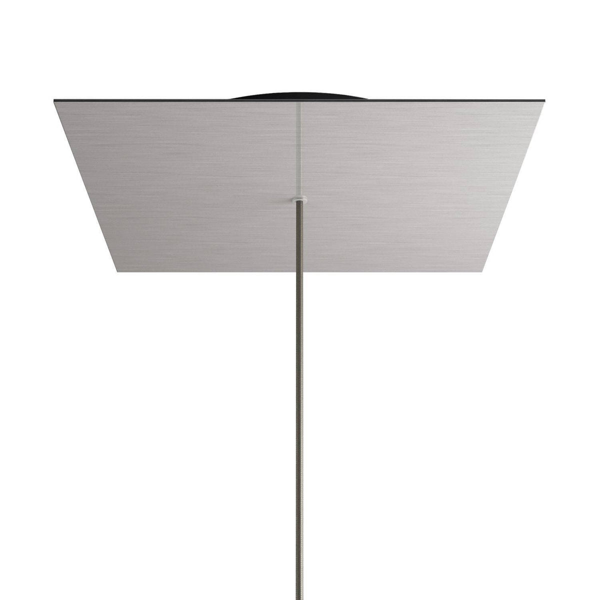 Čtvercový stropní baldachýn Rose-One System - průměr 400 mm, kovový materiál
