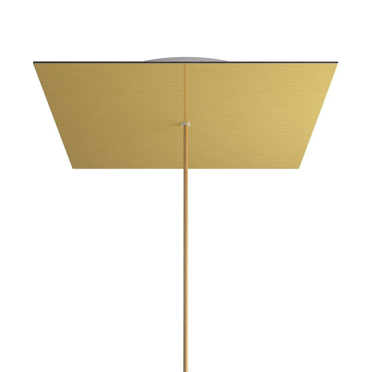 Čtvercový stropní baldachýn Rose-One System - průměr 400 mm, kovový materiál