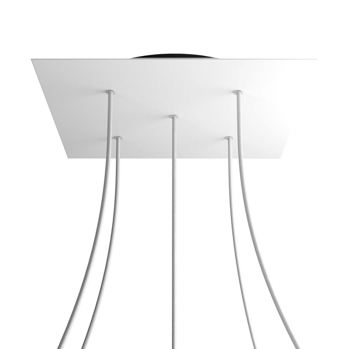 Kruhový stropní baldachýn Rose-One System - průměr 400 mm, kovový materiál