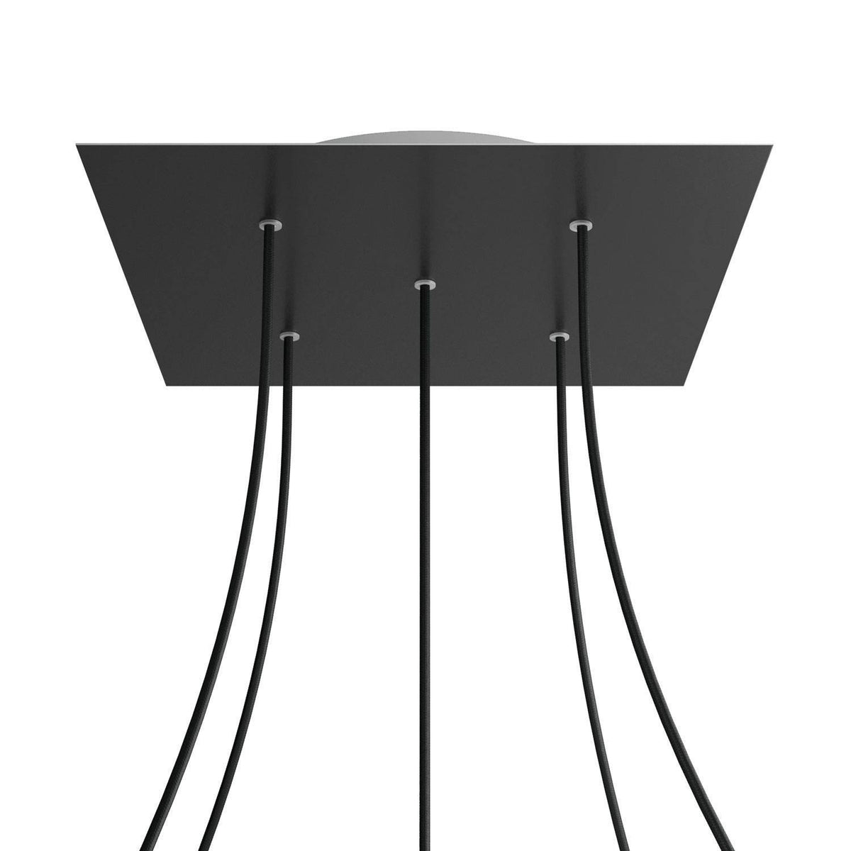 Kruhový stropní baldachýn Rose-One System - průměr 400 mm, kovový materiál
