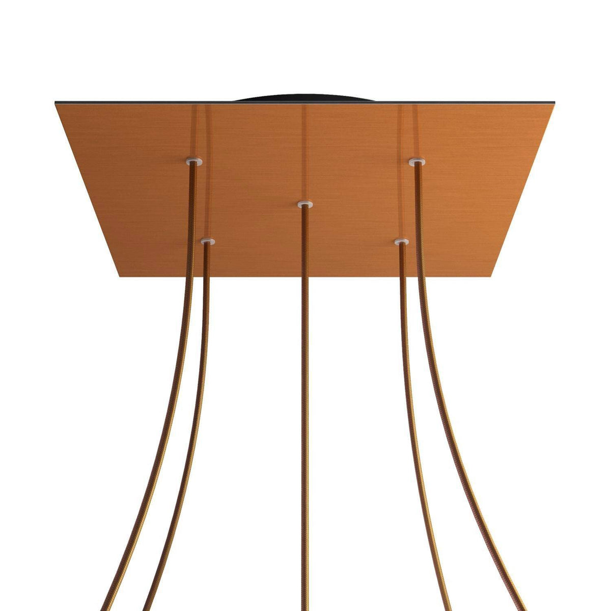Kruhový stropní baldachýn Rose-One System - průměr 400 mm, kovový materiál
