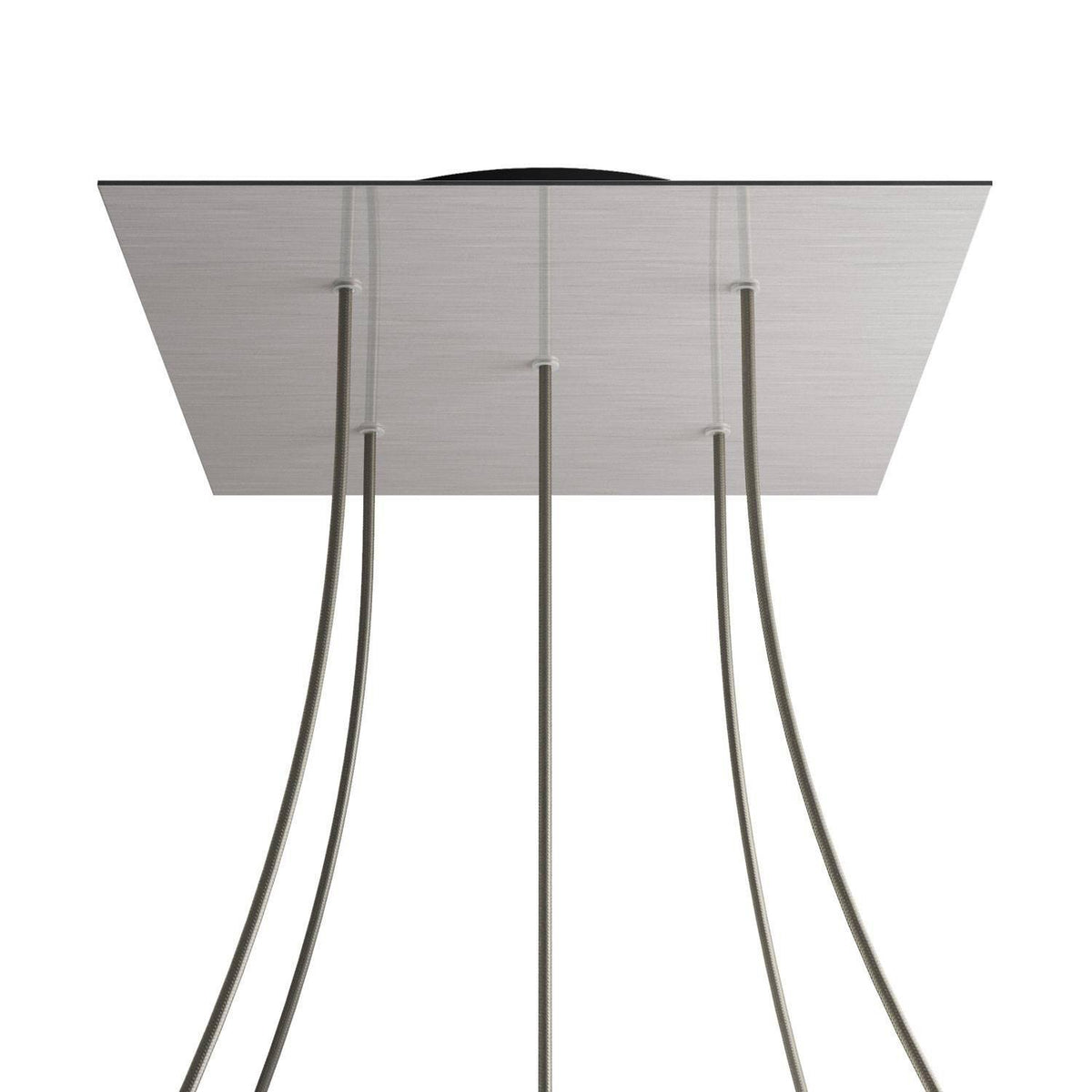 Kruhový stropní baldachýn Rose-One System - průměr 400 mm, kovový materiál