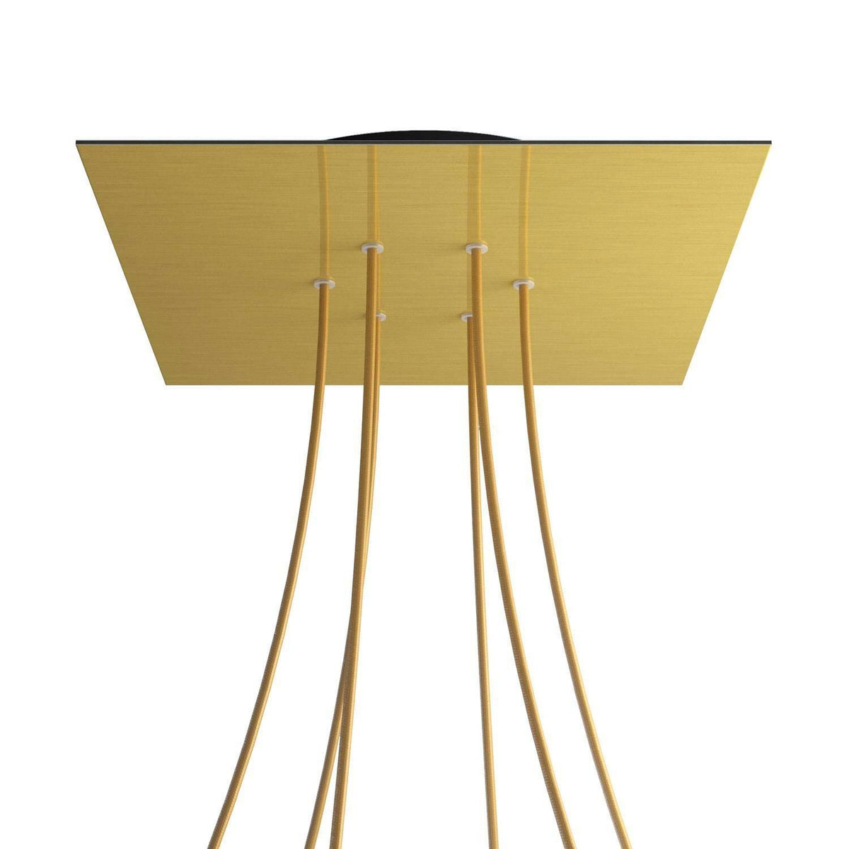 Čtvercový stropní baldachýn Rose-One System - průměr 300 mm, kovový materiál