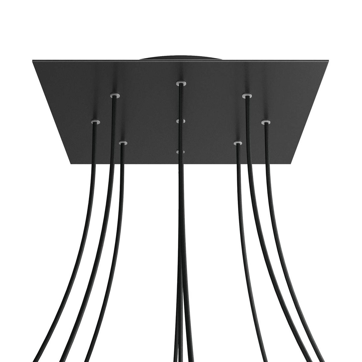 Kruhový stropní baldachýn Rose-One System - průměr 400 mm, kovový materiál