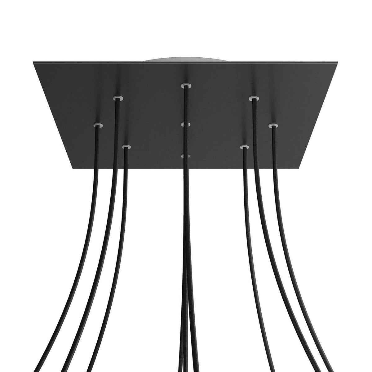 Kruhový stropní baldachýn Rose-One System - průměr 400 mm, kovový materiál