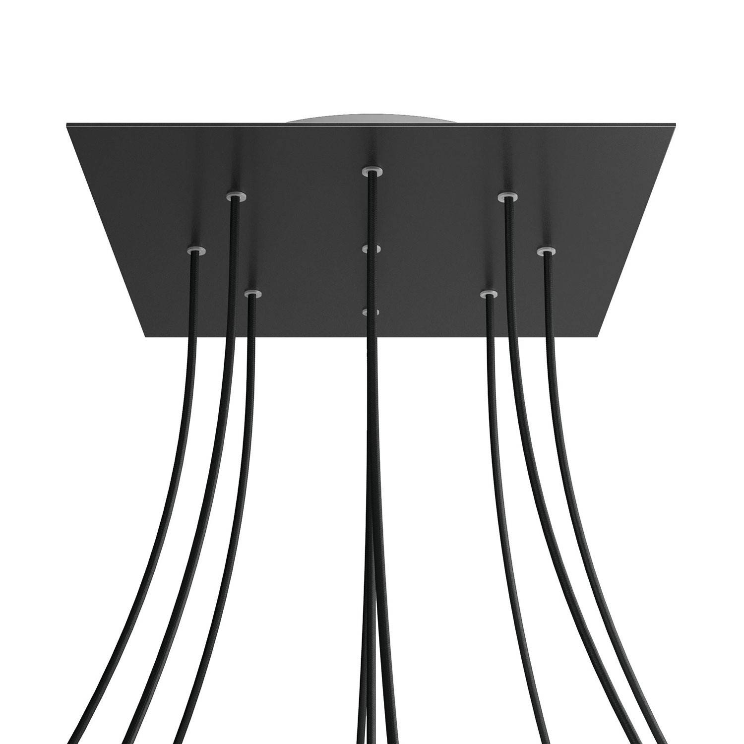 Kruhový stropní baldachýn Rose-One System - průměr 400 mm, kovový materiál