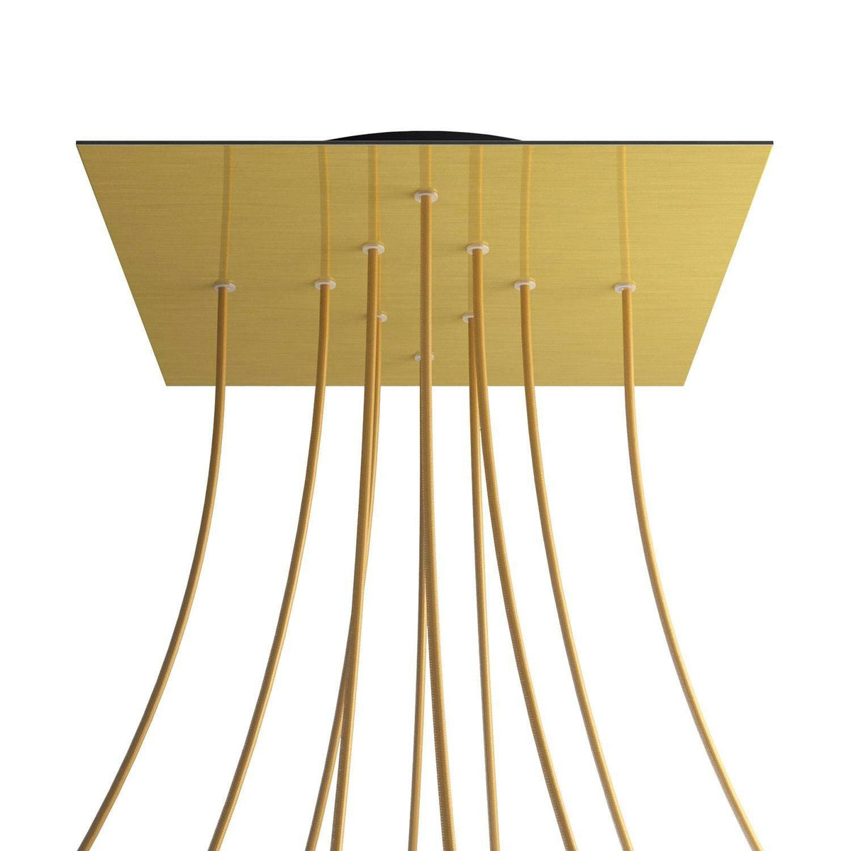 Čtvercový stropní baldachýn Rose-One System - průměr 300 mm, kovový materiál