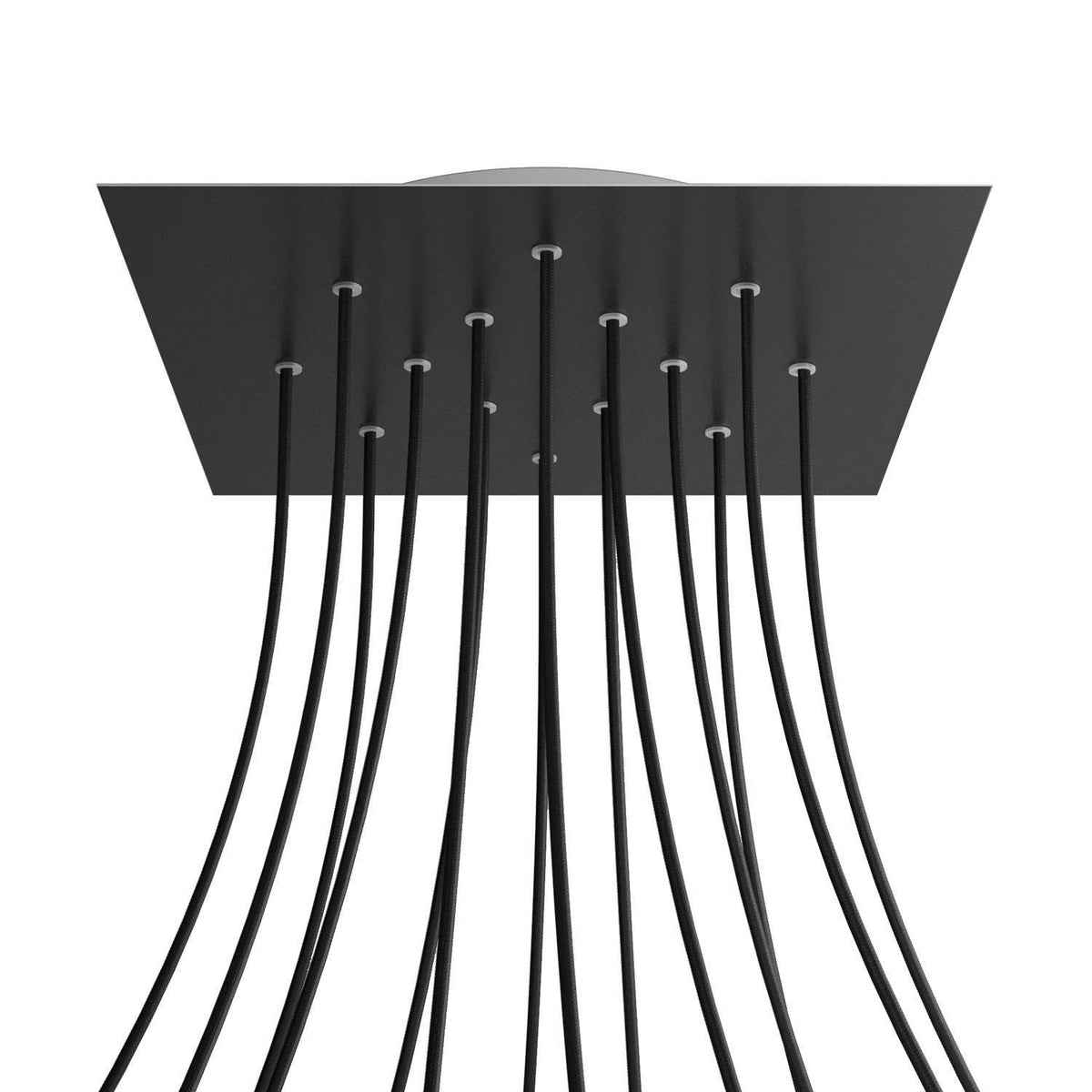 Kruhový stropní baldachýn Rose-One System - průměr 400 mm, kovový materiál