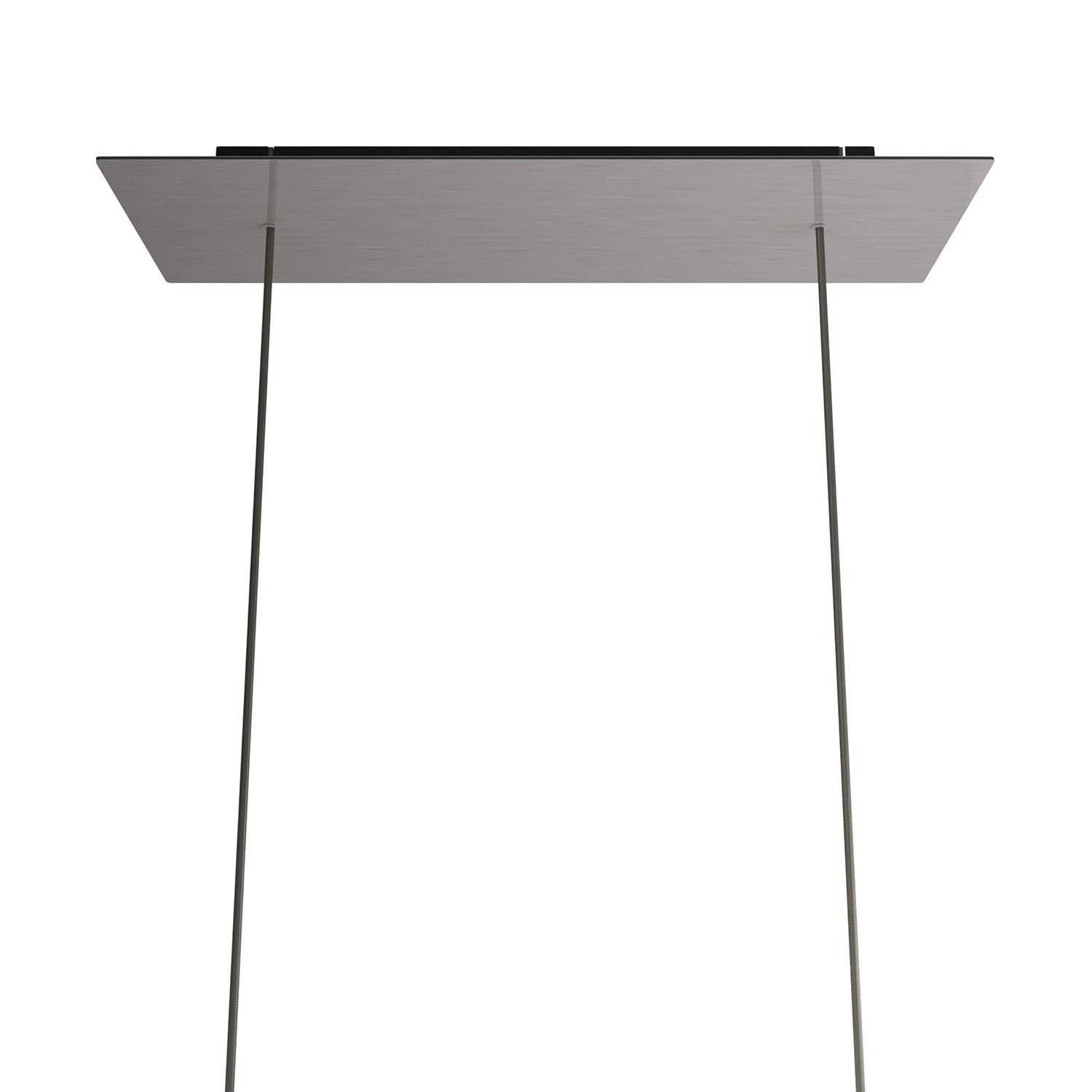 Kruhový stropní baldachýn Rose-One s průměrem 400 mm a kovovým materiálem