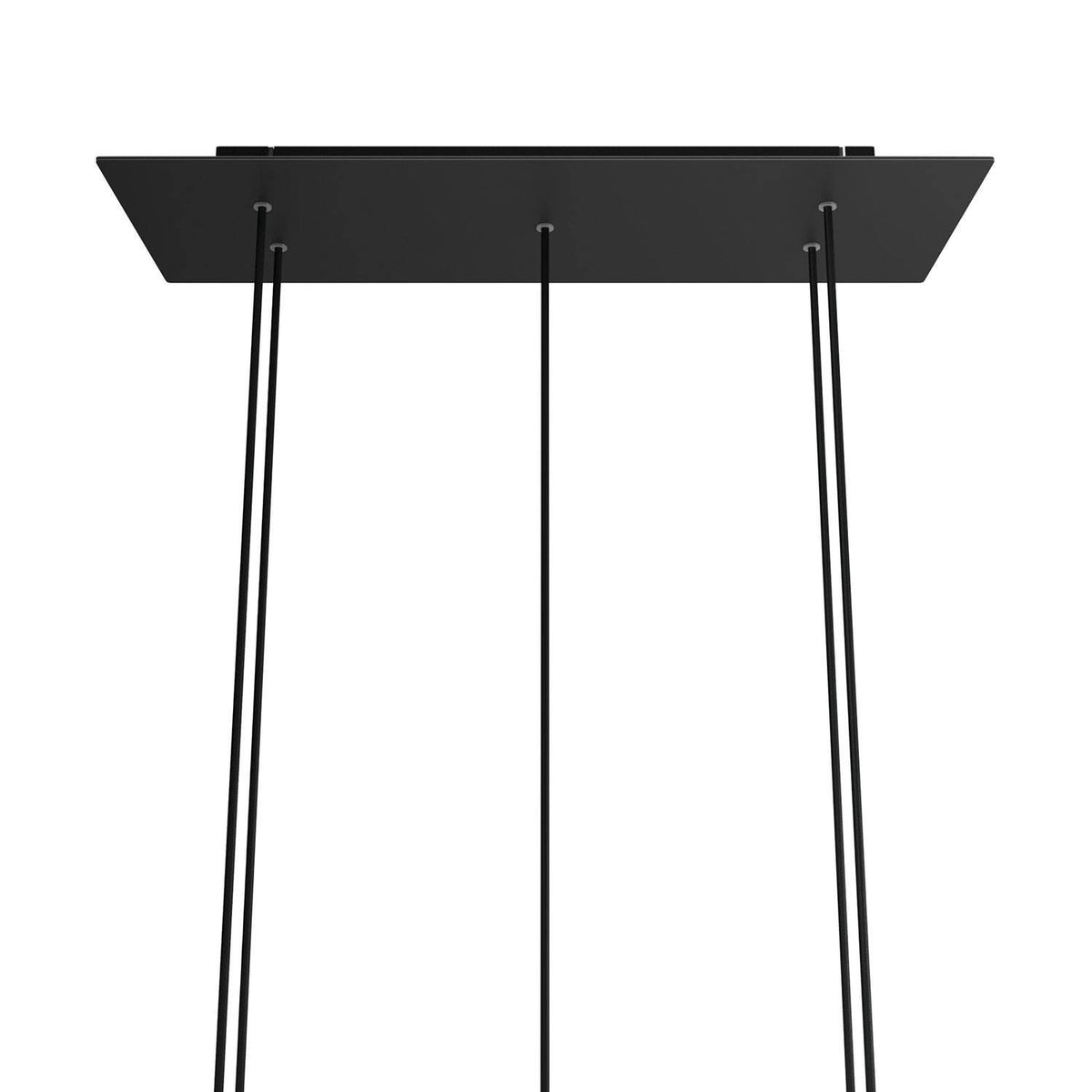 Obdélníkový XXL stropní baldachýn Rose-One s průměrem 400 mm a kovovým materiálem