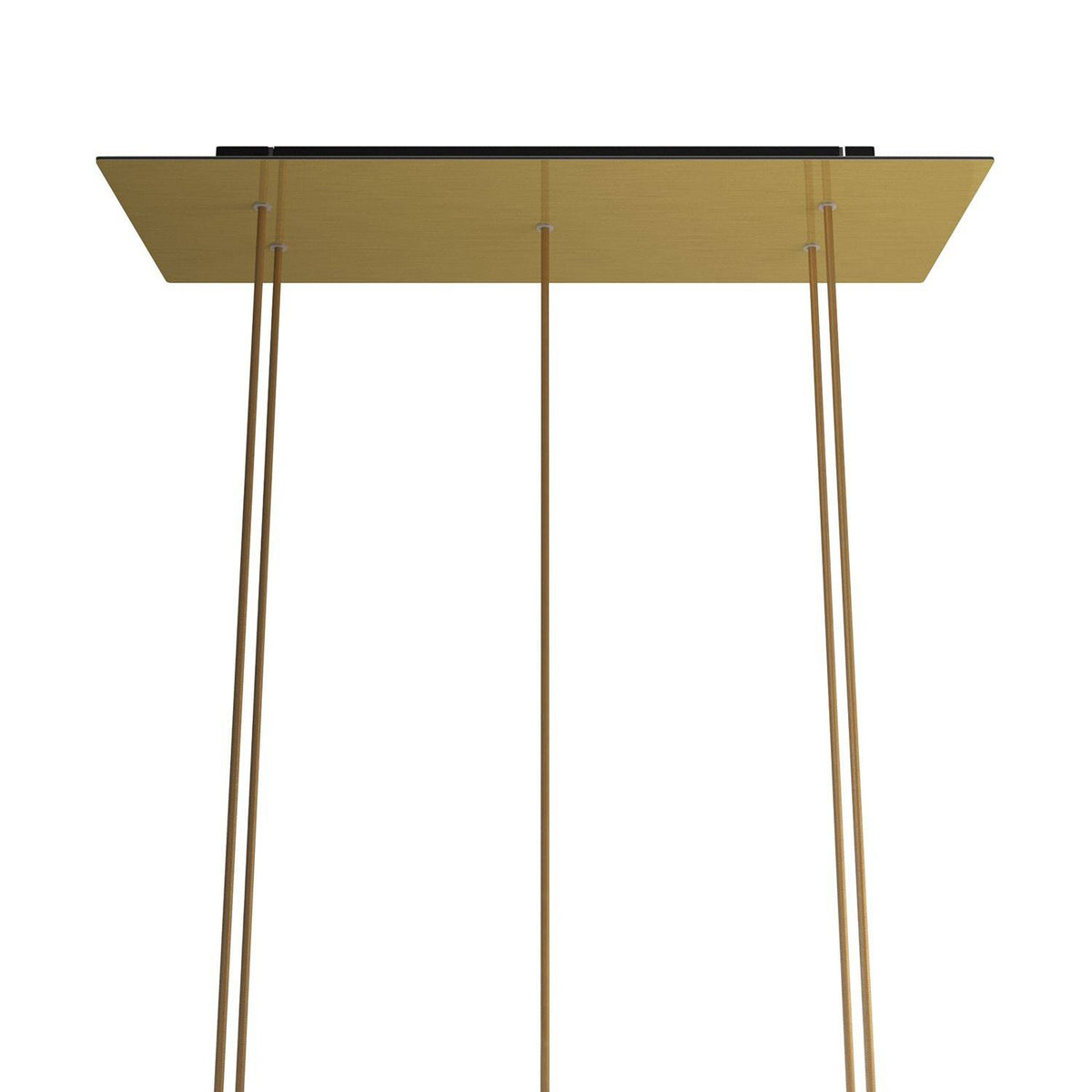 Obdélníkový XXL stropní baldachýn Rose-One s průměrem 400 mm a kovovým materiálem
