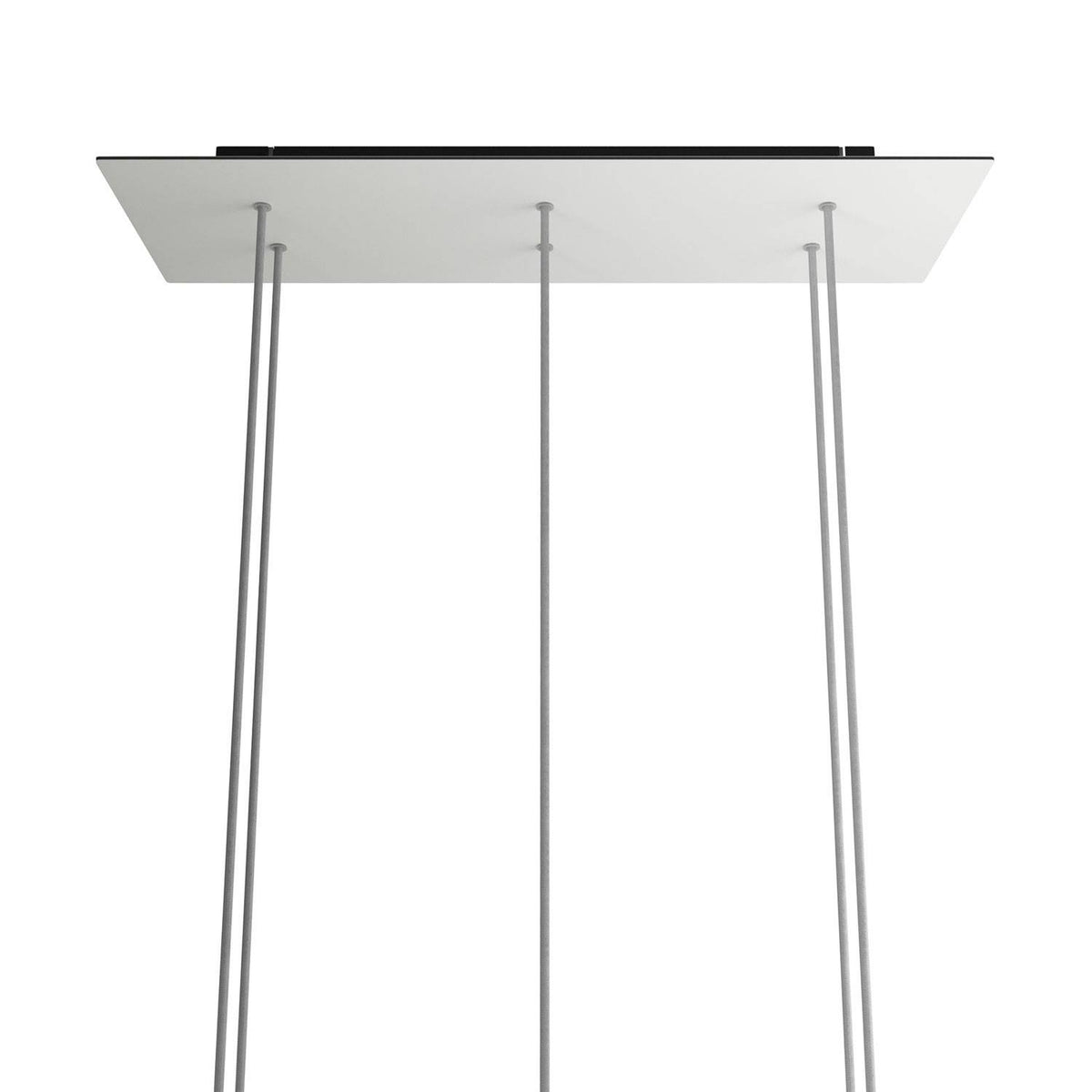Kruhový stropní baldachýn Rose-One s průměrem 400 mm a kovovým materiálem