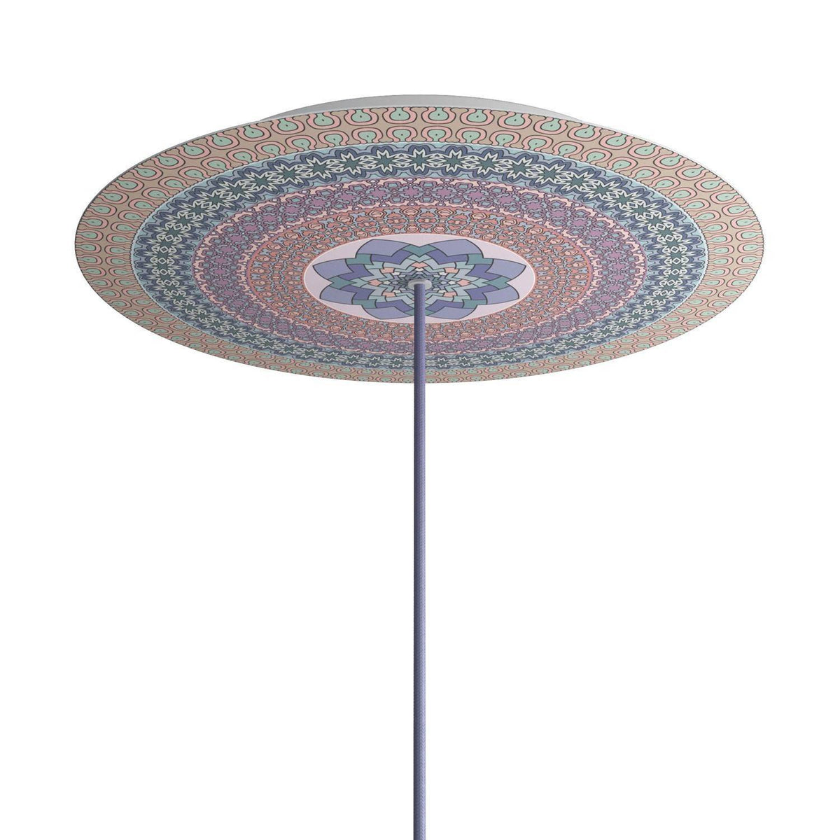 Kruhový stropní baldachýn Rose-One System - průměr 400 mm, kovový materiál