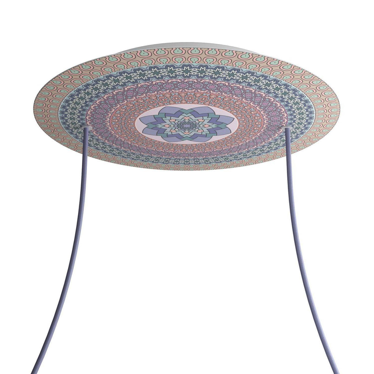 Kruhový stropní baldachýn Rose-One System - průměr 400 mm, kovový materiál