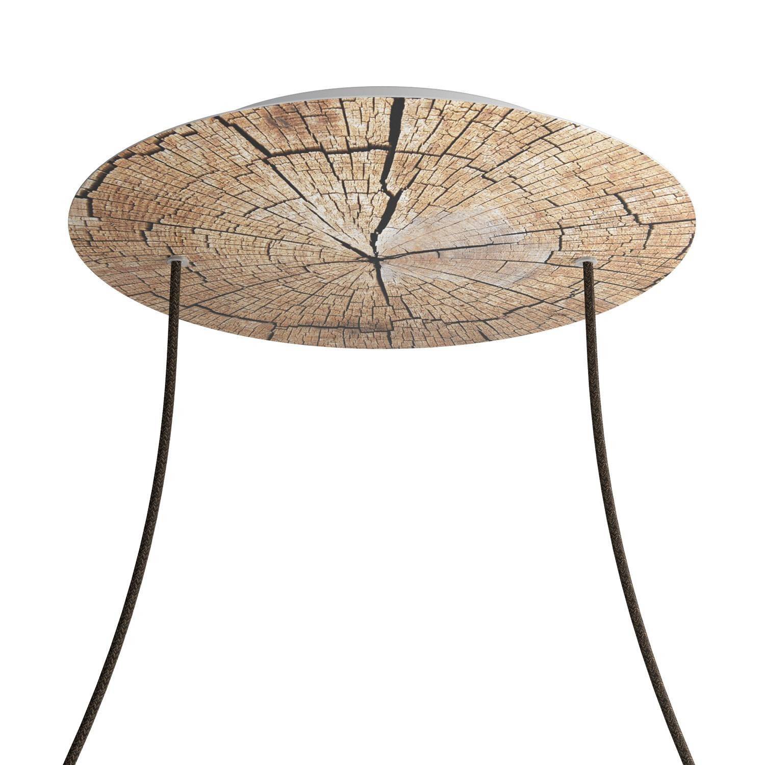 Kruhový stropní baldachýn Rose-One System - průměr 400 mm, kovový materiál