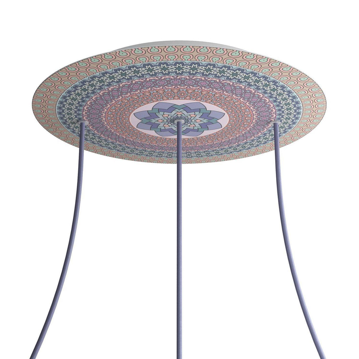 Kruhový stropní baldachýn Rose-One System - průměr 400 mm, kovový materiál