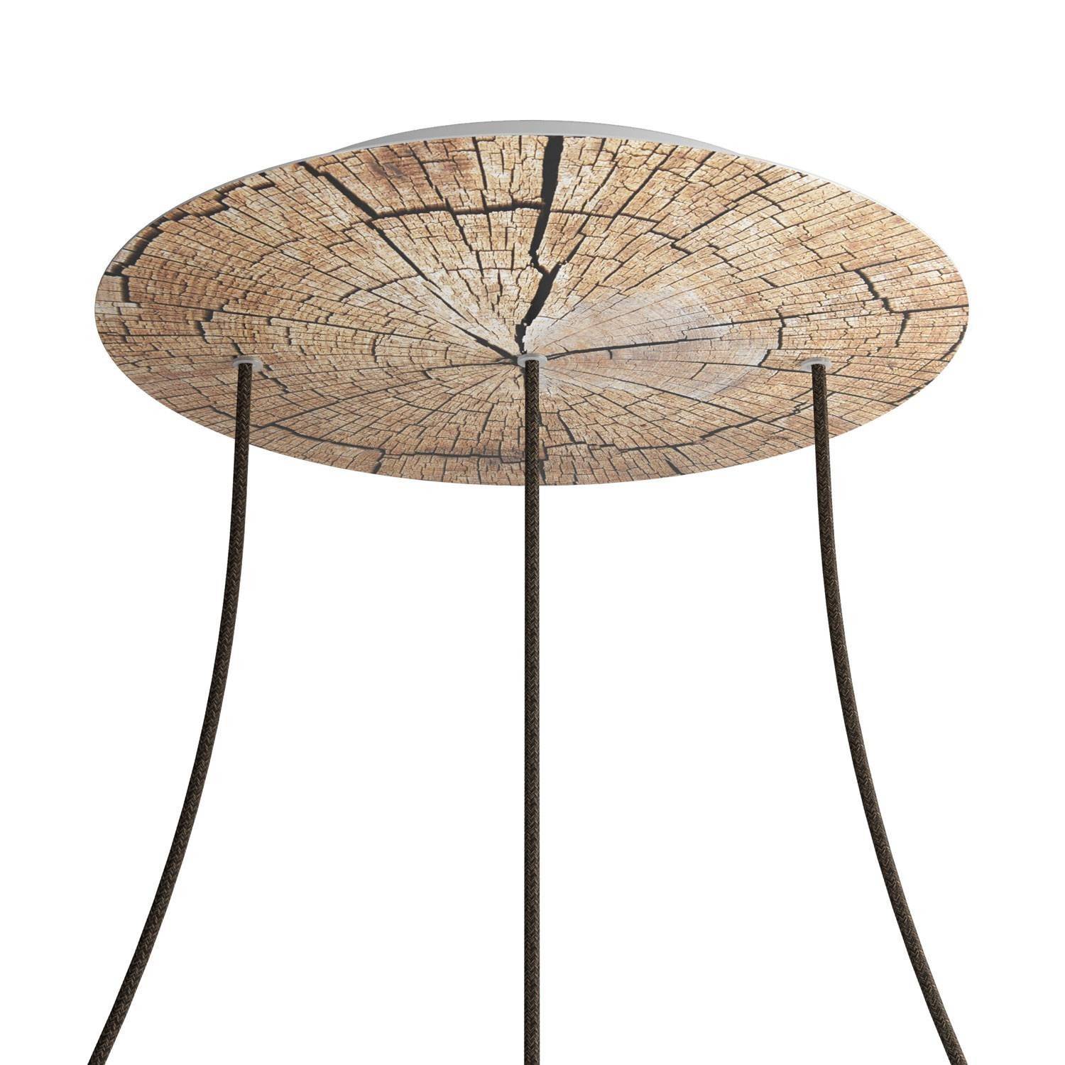 Kruhový stropní baldachýn Rose-One System - průměr 400 mm, kovový materiál