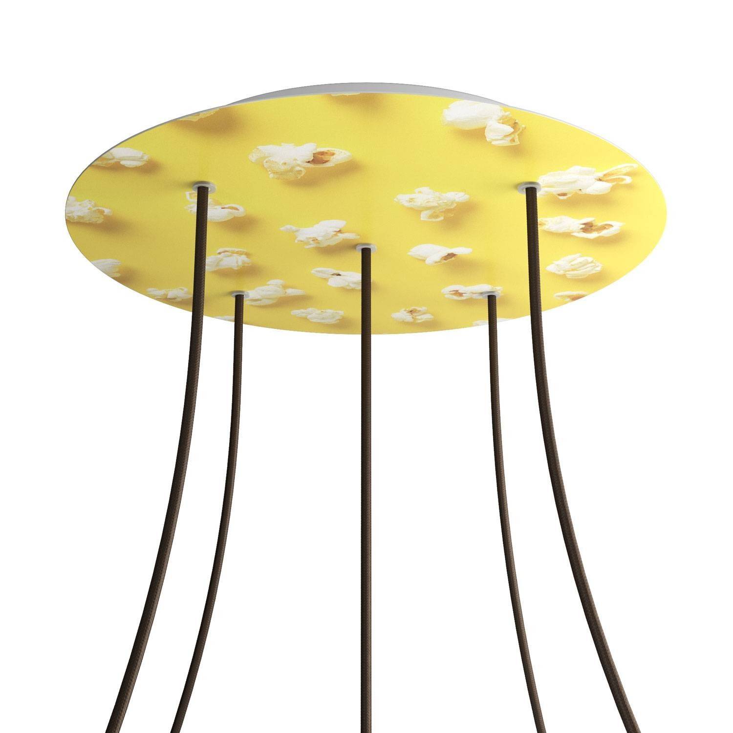 Kruhový stropní baldachýn Rose-One System - průměr 400 mm, kovový materiál