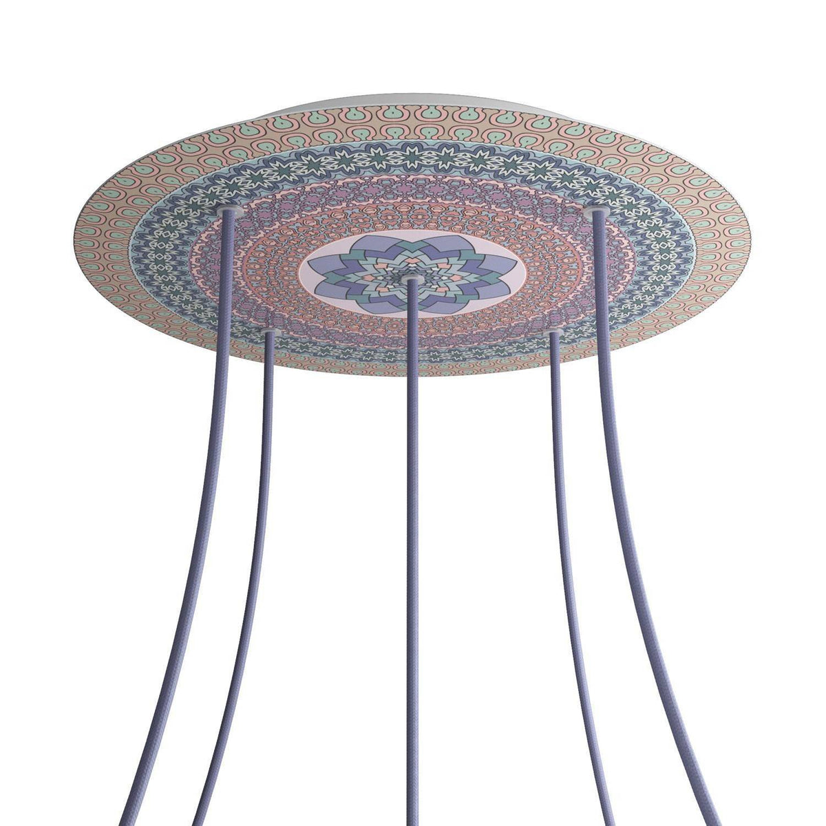 Kruhový stropní baldachýn Rose-One System - průměr 400 mm, kovový materiál
