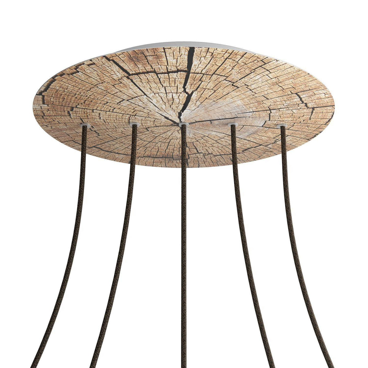 Kruhový stropní baldachýn Rose-One System - průměr 400 mm, kovový materiál