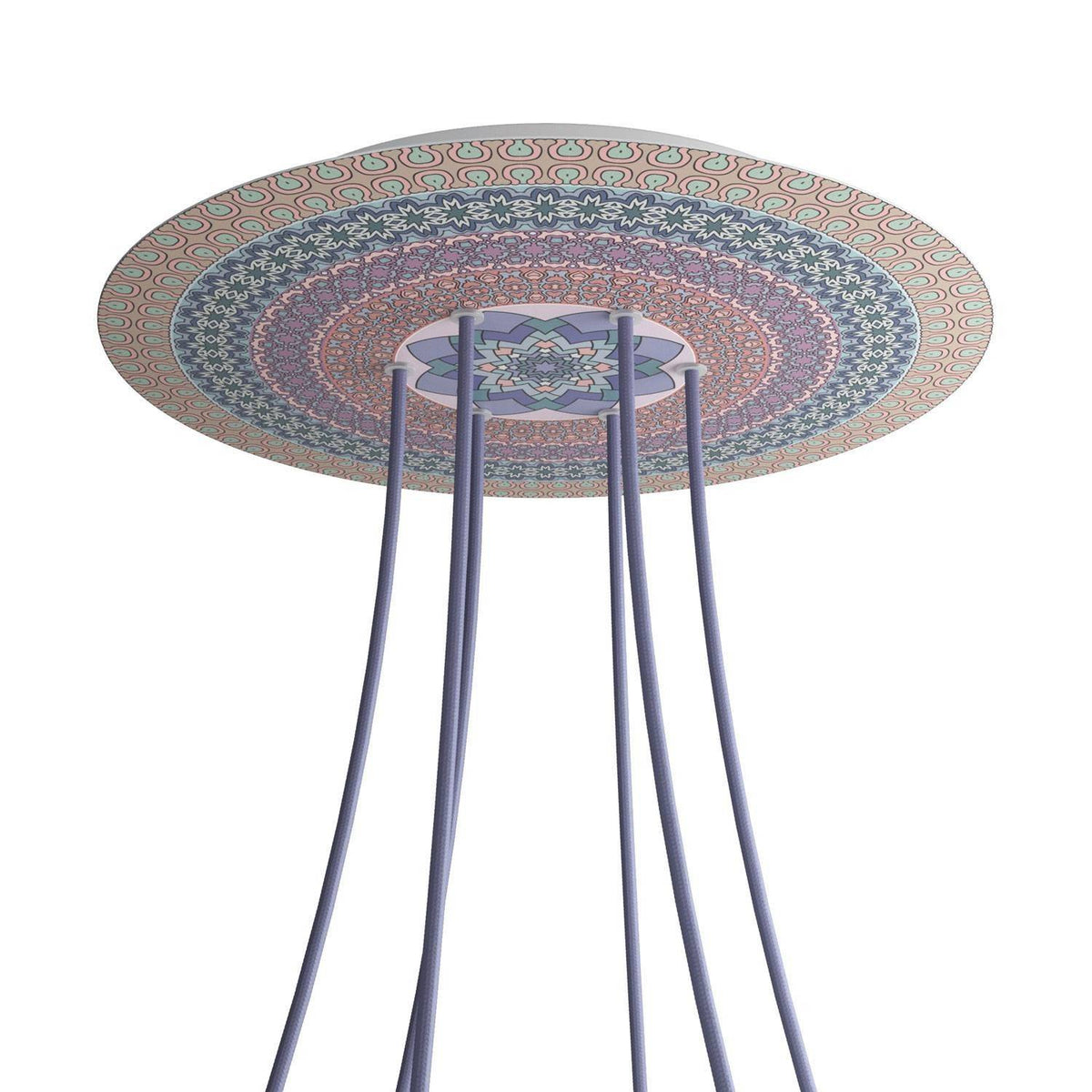 Kruhový stropní baldachýn Rose-One System - průměr 400 mm, kovový materiál