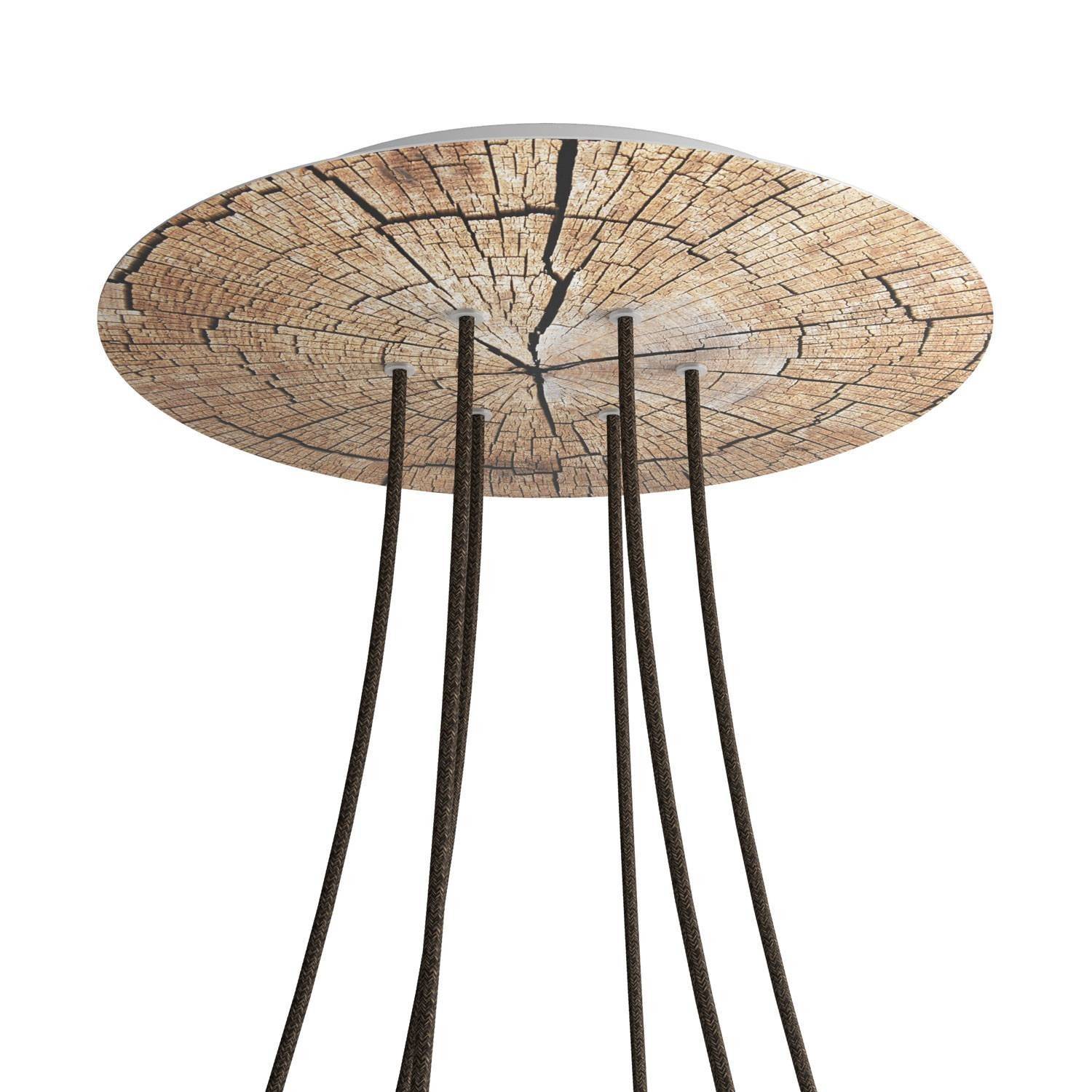 Kruhový stropní baldachýn Rose-One System - průměr 400 mm, kovový materiál