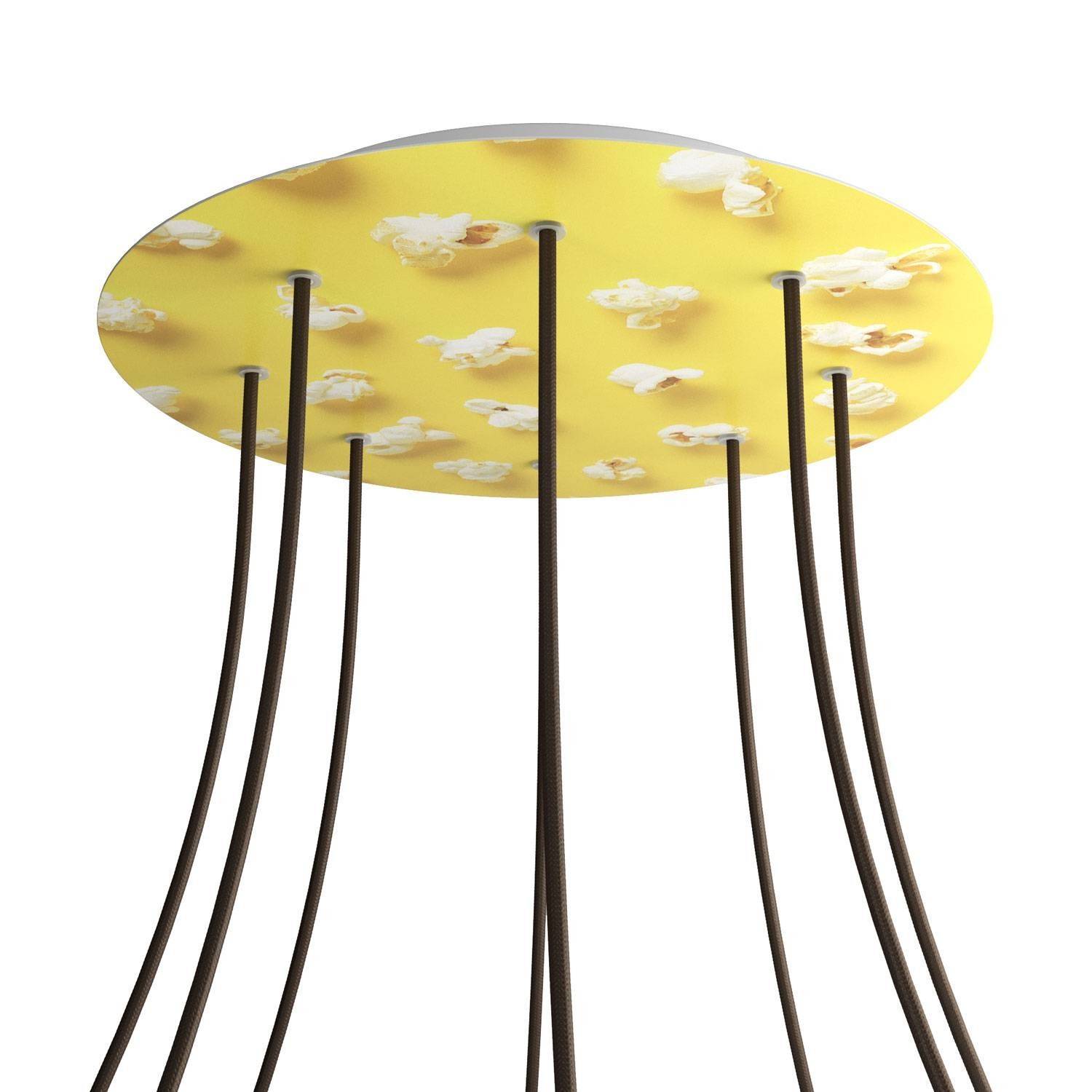 Kruhový stropní baldachýn Rose-One System - průměr 400 mm, kovový materiál