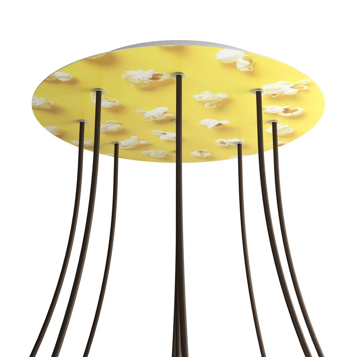 Kruhový stropní baldachýn Rose-One System - průměr 400 mm, kovový materiál