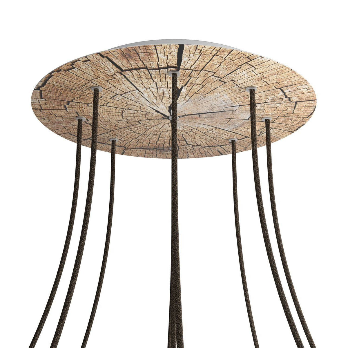 Kruhový stropní baldachýn Rose-One System - průměr 400 mm, kovový materiál
