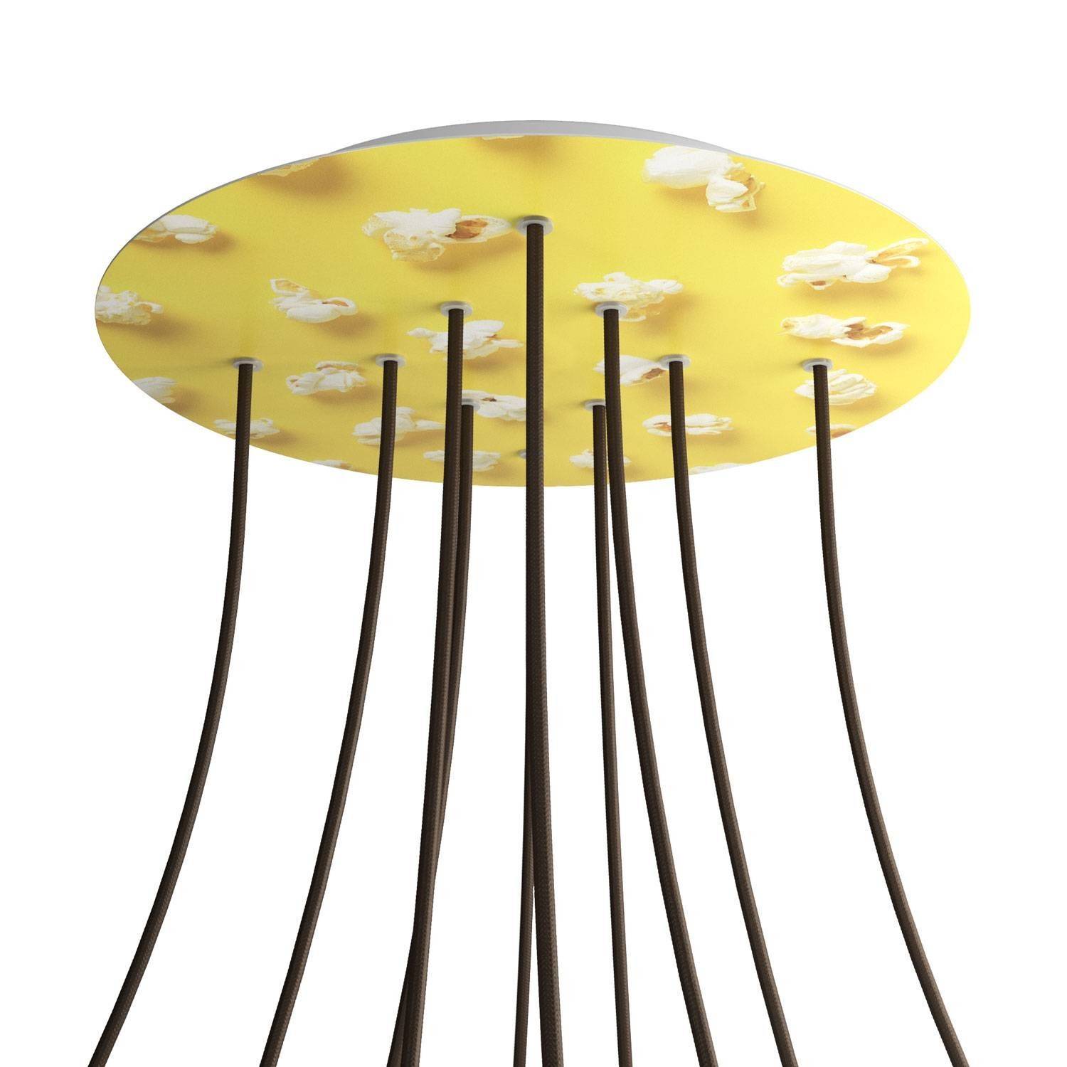 Kruhový stropní baldachýn Rose-One System - průměr 400 mm, kovový materiál