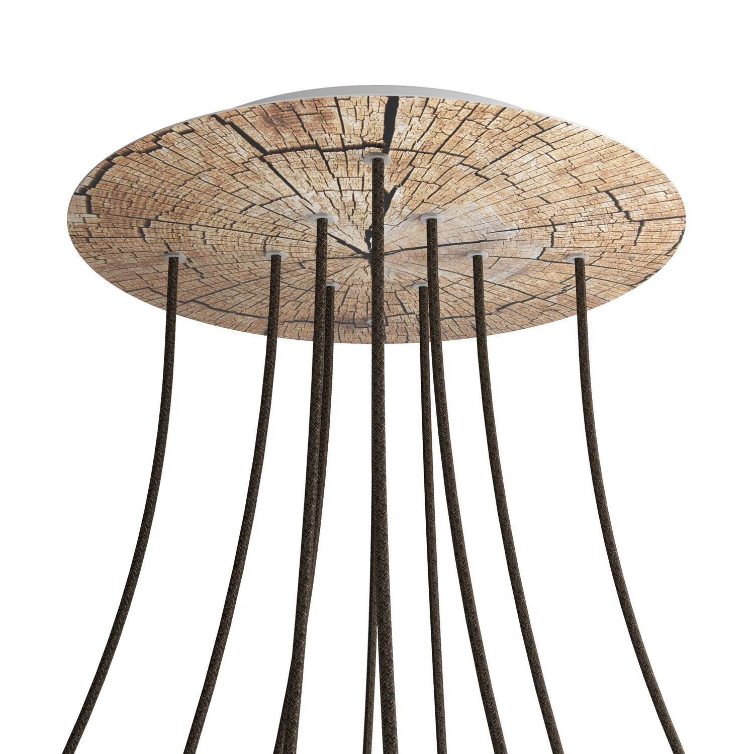 Kruhový stropní baldachýn Rose-One System - průměr 400 mm, kovový materiál