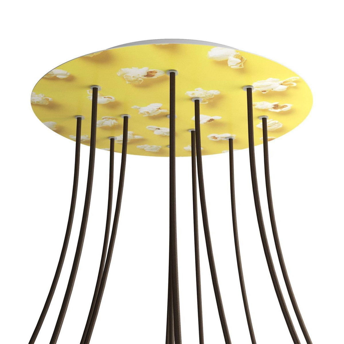 Kruhový stropní baldachýn Rose-One System - průměr 400 mm, kovový materiál