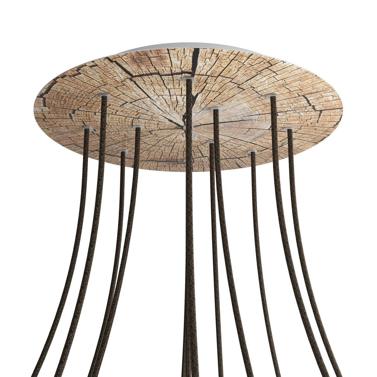 Kruhový stropní baldachýn Rose-One System - průměr 400 mm, kovový materiál