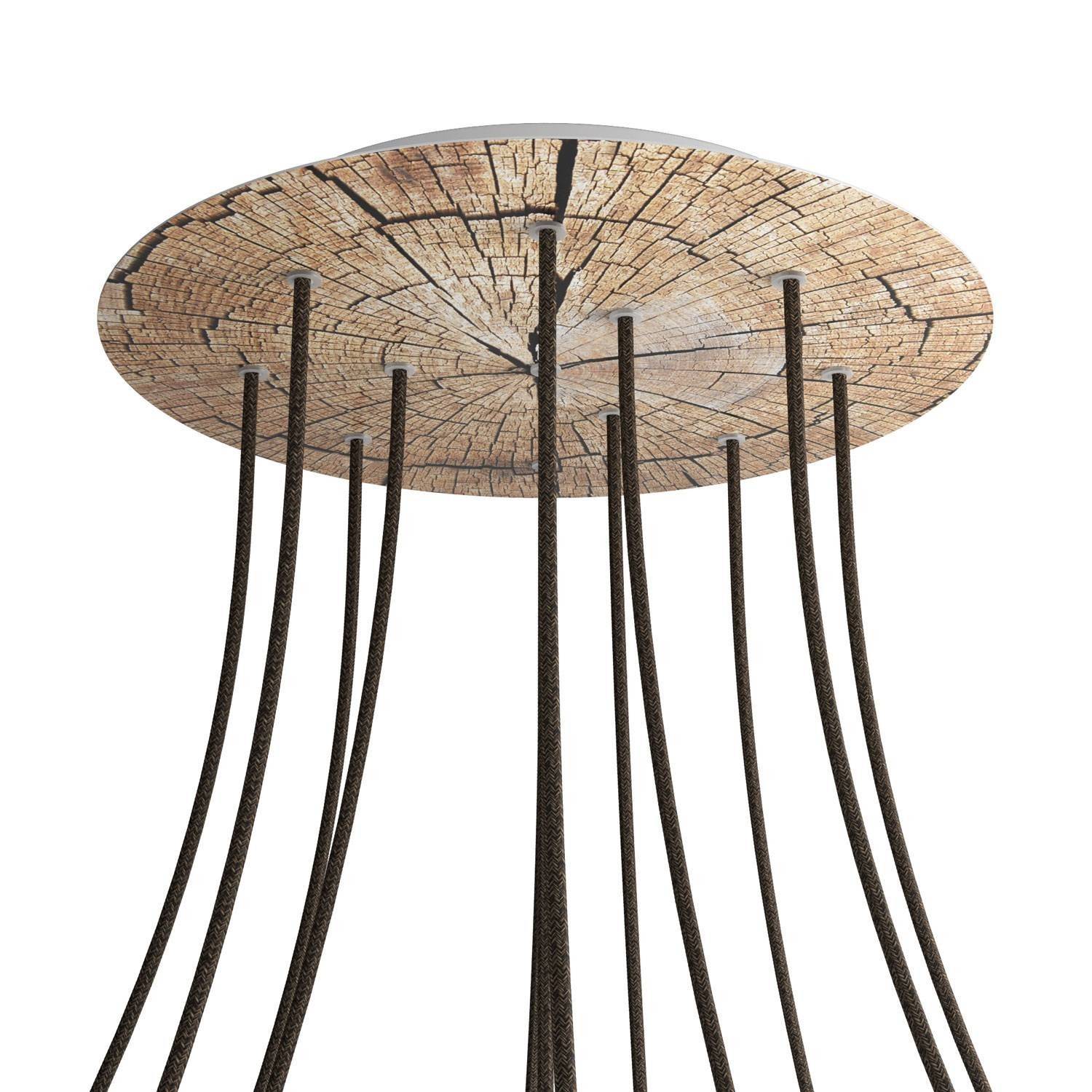 Kruhový stropní baldachýn Rose-One System - průměr 400 mm, kovový materiál
