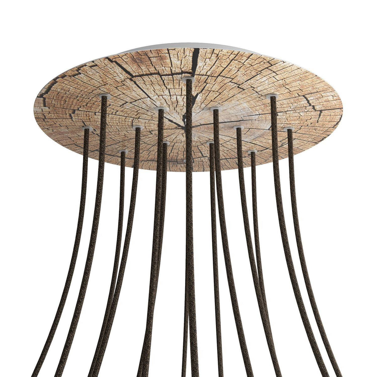 Kruhový stropní baldachýn Rose-One System - průměr 400 mm, kovový materiál