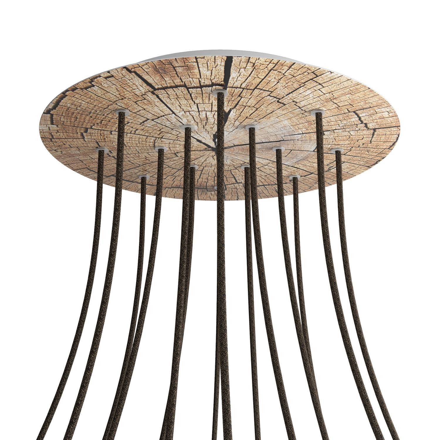 Kruhový stropní baldachýn Rose-One System - průměr 400 mm, kovový materiál