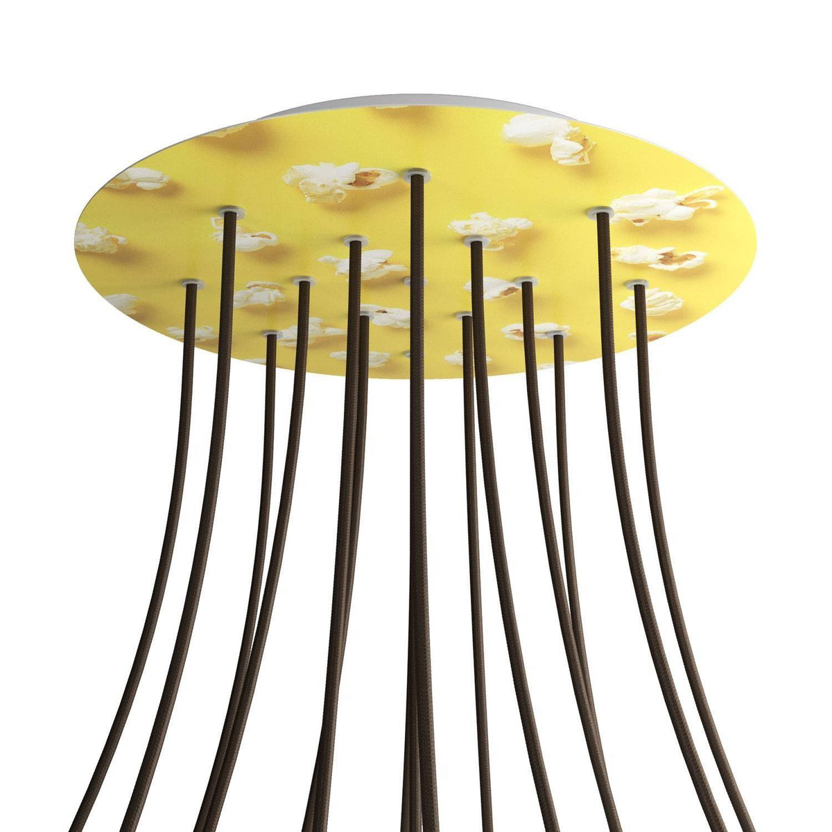 Kruhový stropní baldachýn Rose-One System - průměr 400 mm, kovový materiál