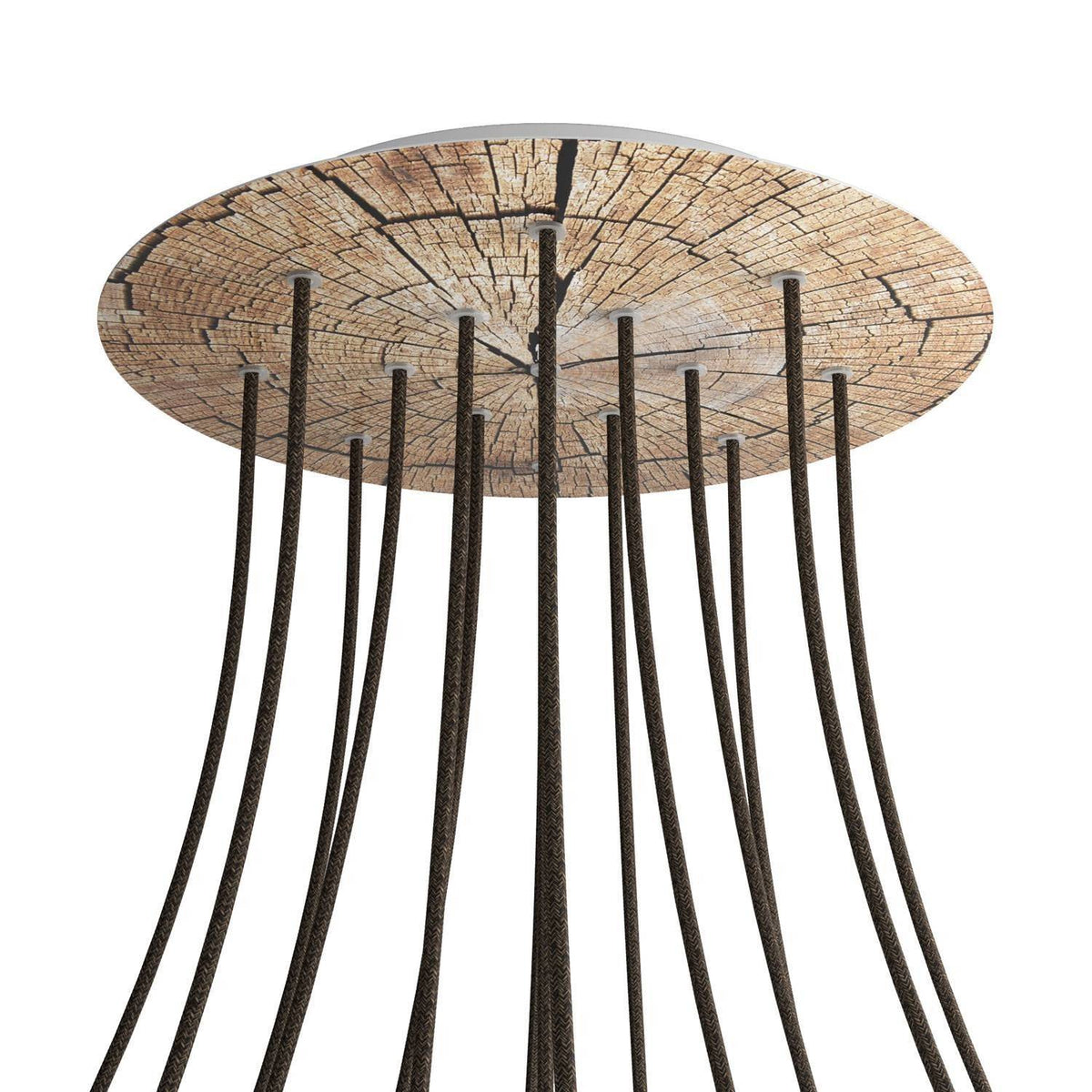Kruhový stropní baldachýn Rose-One System - průměr 400 mm, kovový materiál