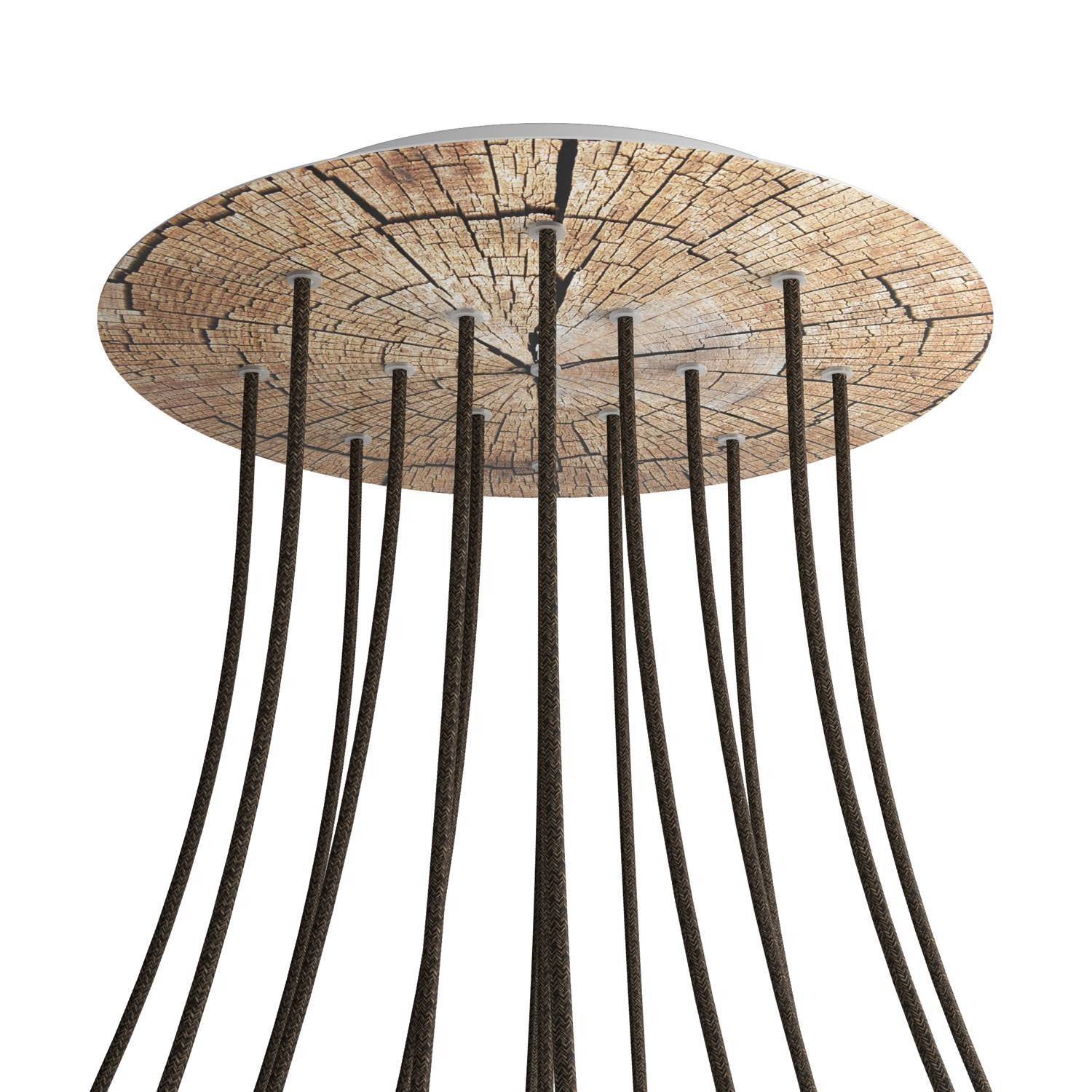 Kruhový stropní baldachýn Rose-One System - průměr 400 mm, kovový materiál