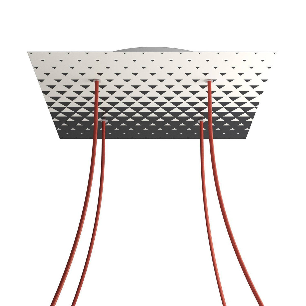 Kruhový stropní baldachýn Rose-One System - průměr 400 mm, kovový materiál