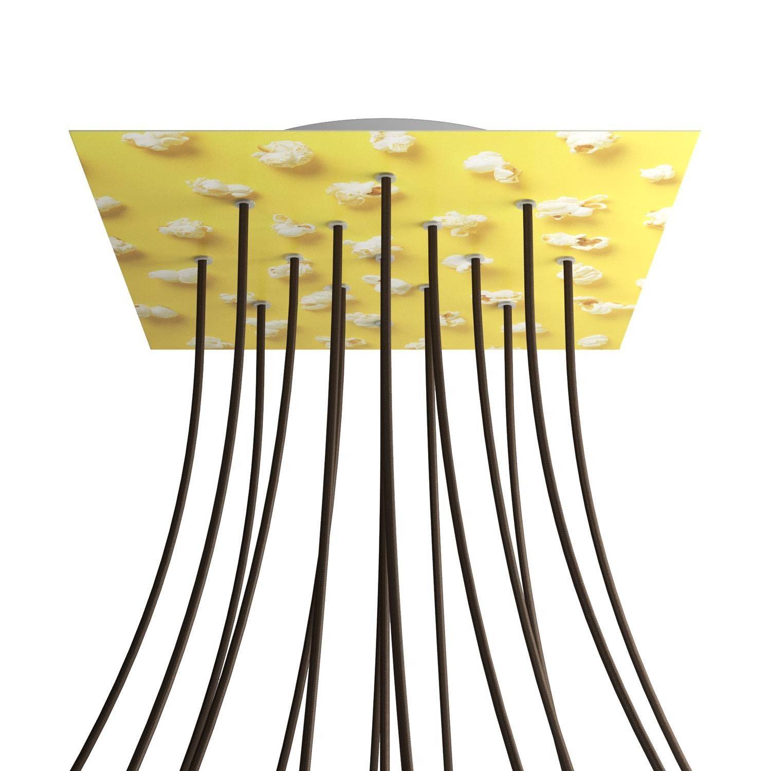 Kruhový stropní baldachýn Rose-One System - průměr 400 mm, kovový materiál