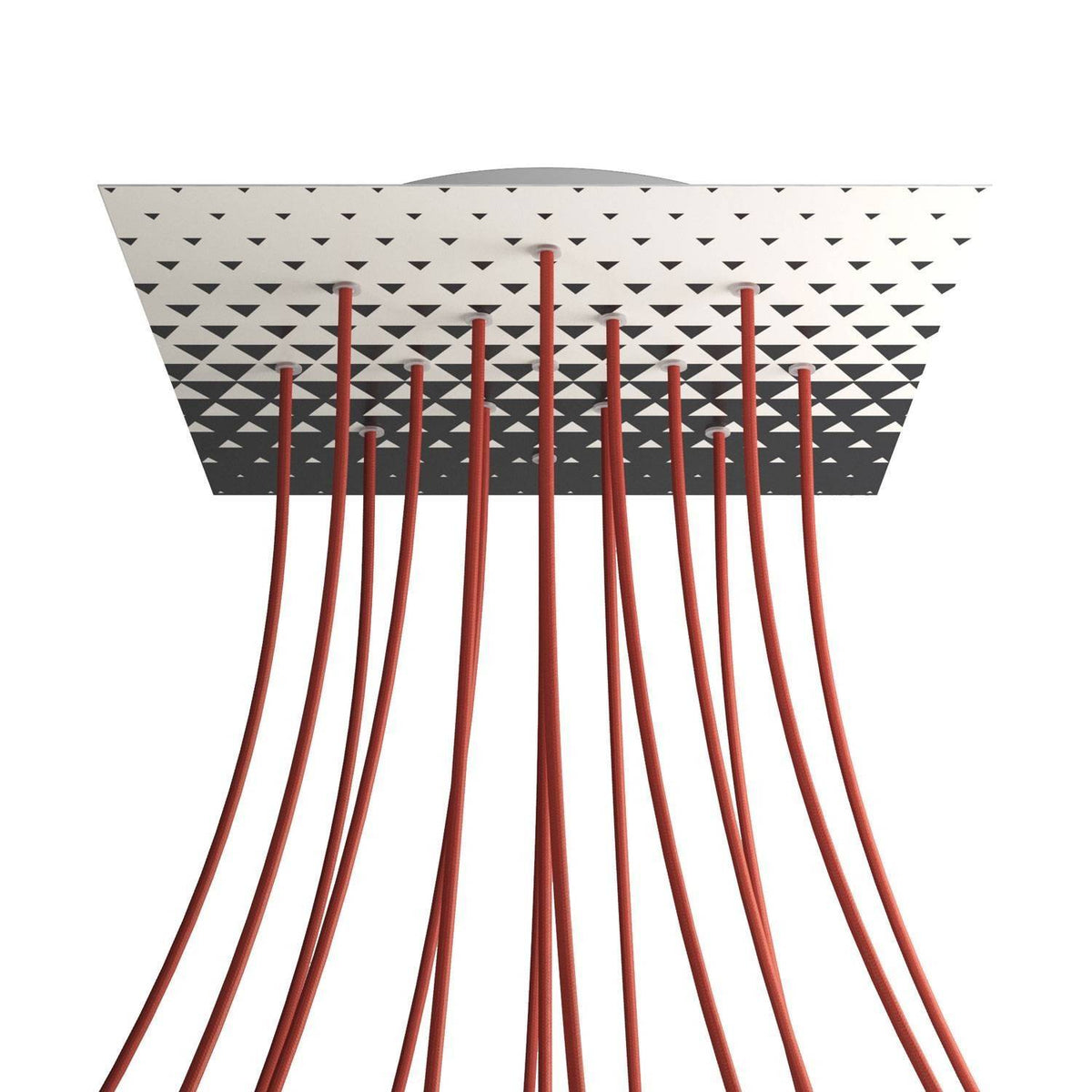 Kruhový stropní baldachýn Rose-One System - průměr 400 mm, kovový materiál