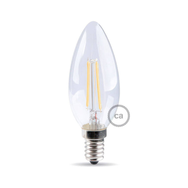LED žárovka Olive 4,5W E14, 2700K, průhledná, 470 Lm