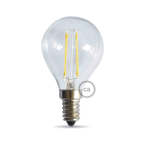 Žárovka LED Sphere 4W E14 Průhledná, 3000K, 440 Lm