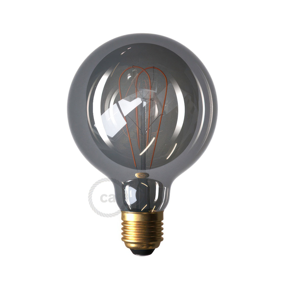LED žárovka Smoky - Glóbus G95, 5W E27, stmívatelná, 1800K